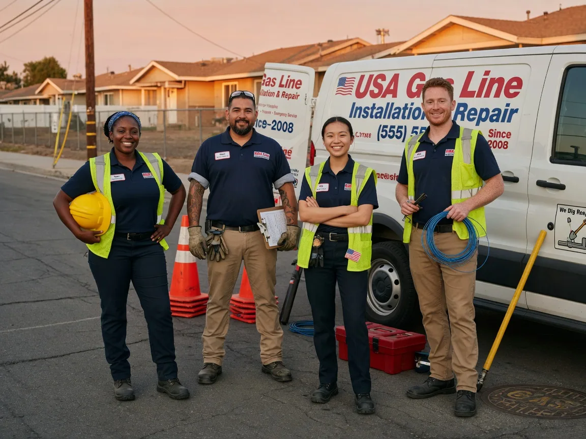 Gas Line Installation company in Highland, CA